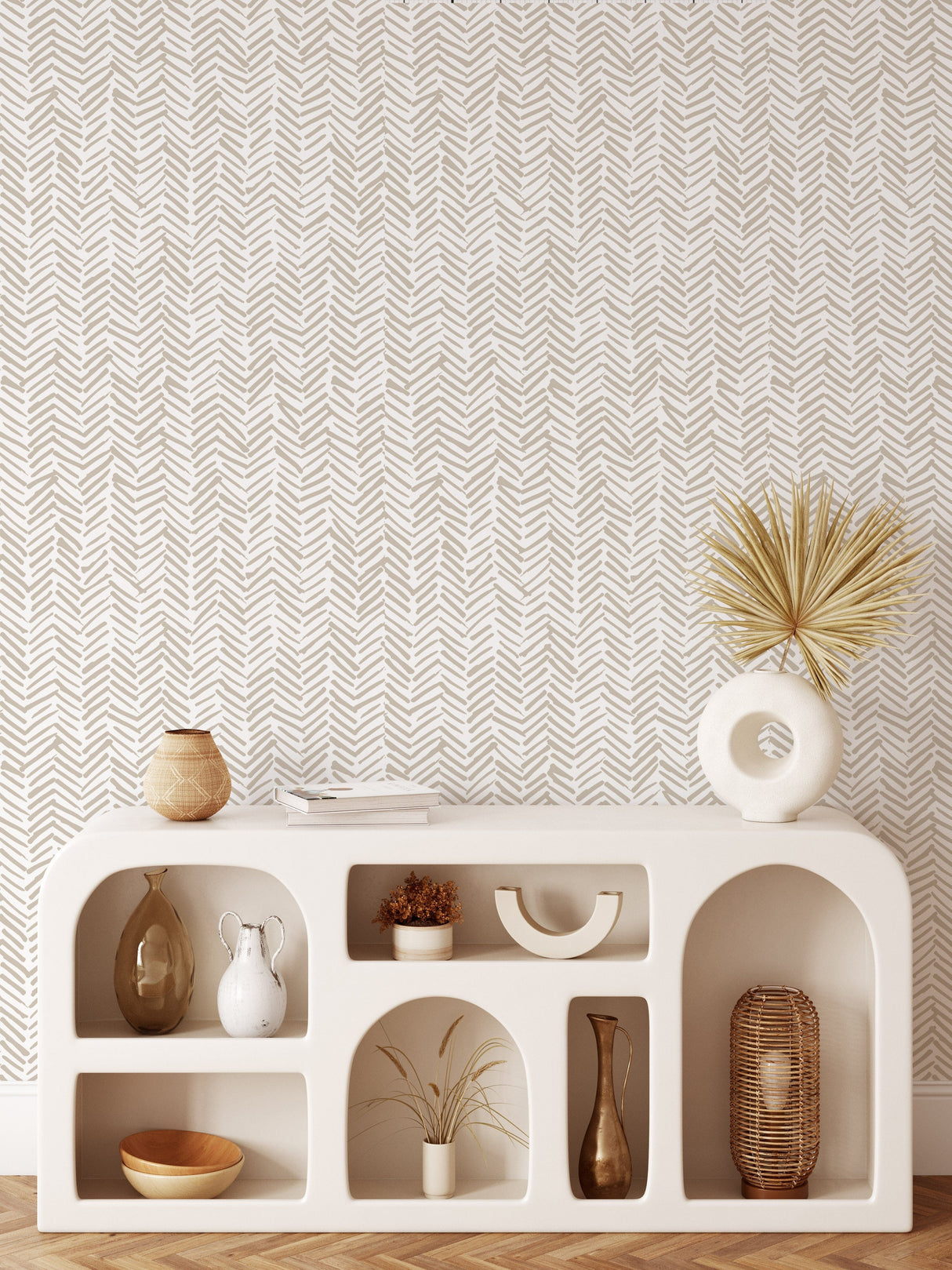 Terracotta Minimalist Wallpaper Removable Wallpaper EazzyWalls 