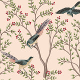 Vintage Chinoiserie Wallpaper Removable Wallpaper EazzyWalls Sample: 6''W x 9''H Smooth Vinyl 