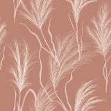 Terracotta Boho Wallpaper Peel and Stick Removable Wallpaper EazzyWalls Sample: 6"W x 9"H Smooth Vinyl 