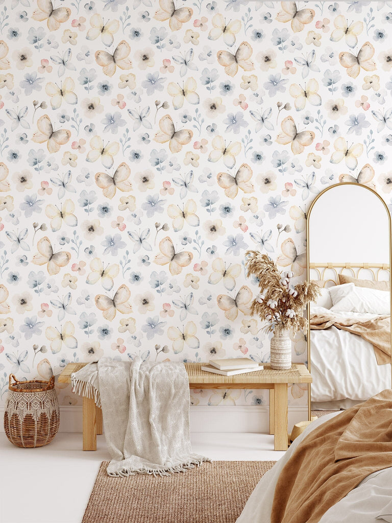 Peel and Stick Wallpaper for Girls room Removable Wallpaper EazzyWalls 