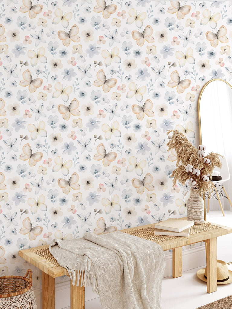 Peel and Stick Wallpaper for Girls room Removable Wallpaper EazzyWalls 