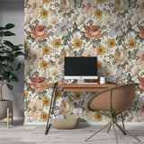 Chamomile Flowers Bouquet Wallpaper Removable Wallpaper EazzyWalls 