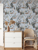 Birds Wall Art Peel and stick Wallpaper EazzyWalls 