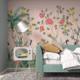 Japanese Chinoiserie Wallpaper Removable Wallpaper EazzyWalls 