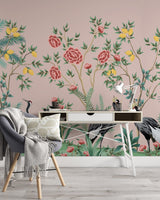 Japanese Chinoiserie Wallpaper Removable Wallpaper EazzyWalls 