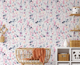 Wildflower Wallpaper Removable Peel and Stick Wallpaper EazzyWalls 