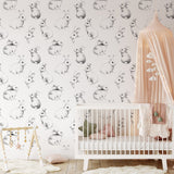 Bunny Nursery Wallpaper Removable Wallpaper EazzyWalls 