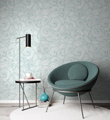 Japanese Waves Pattern Wallpaper Removable Wallpaper EazzyWalls 