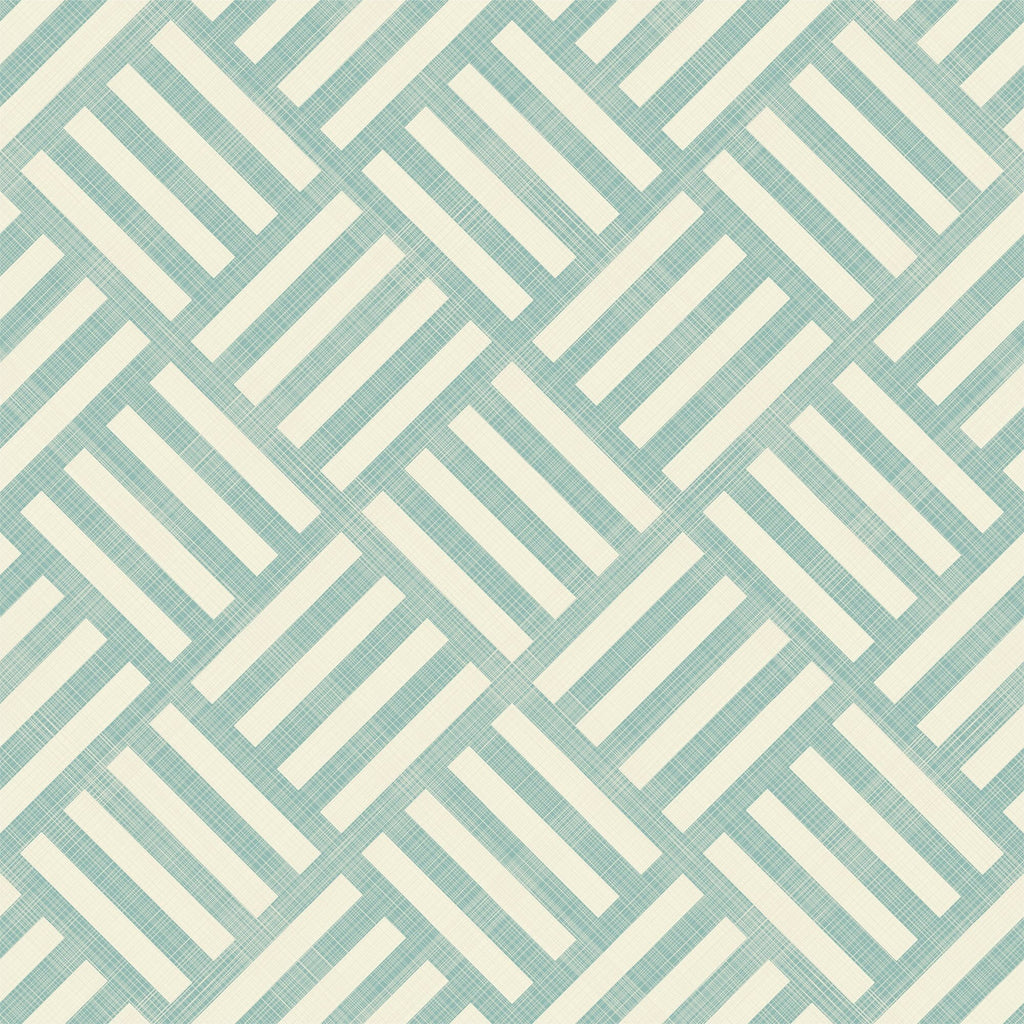 Green Geometric Stripes Pattern Peel and Stick Wallpaper Removable Wallpaper EazzyWalls Sample: 6''W x 9''H Smooth Vinyl 
