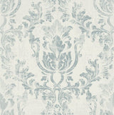 Vintage Damask Wallpaper Peel and stick Wallpaper EazzyWalls Sample: 6''W x 9''H Smooth Vinyl 