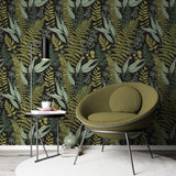 Green Fern Peel and Stick Wallpaper Peel and stick Wallpaper EazzyWalls 