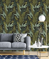 Green Fern Peel and Stick Wallpaper Peel and stick Wallpaper EazzyWalls 