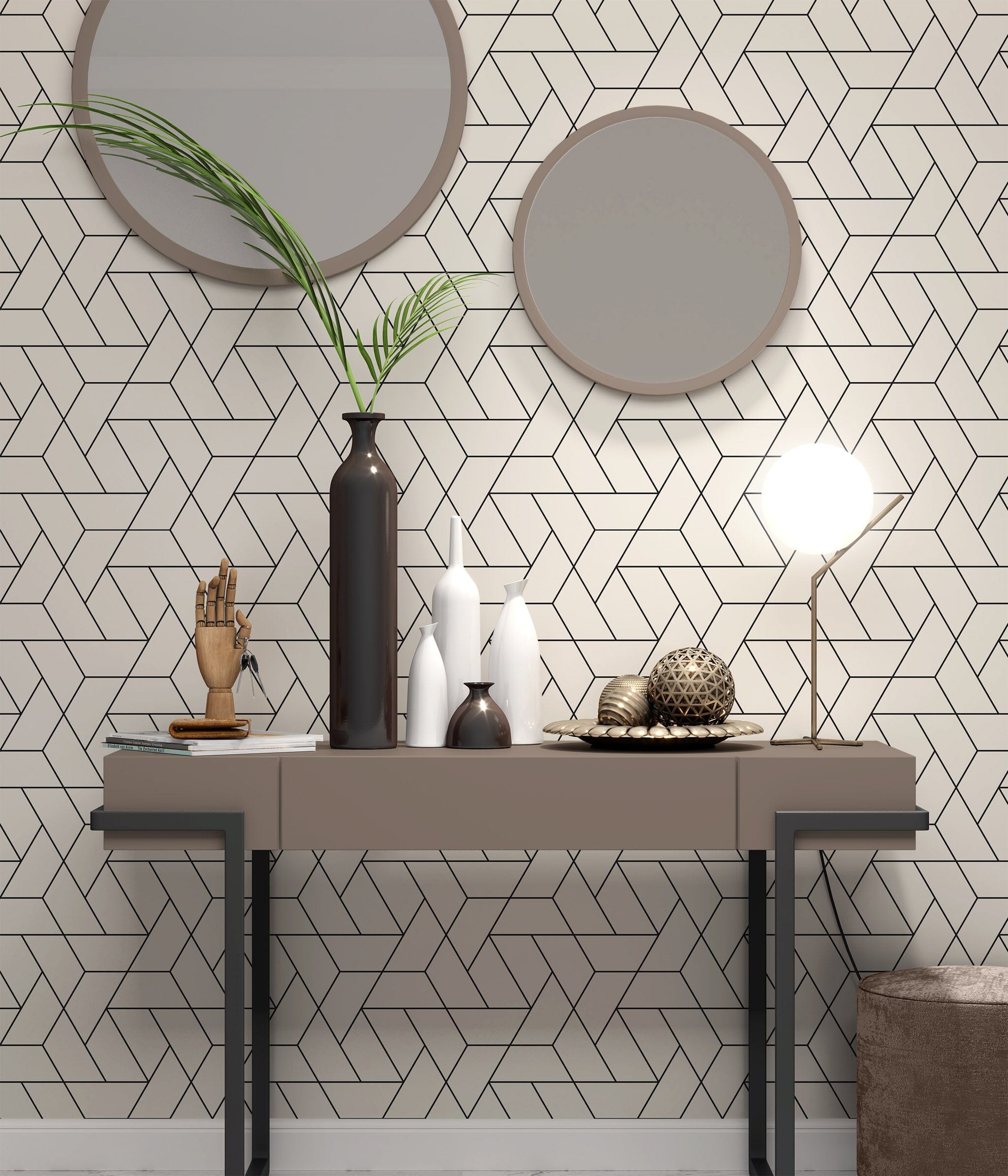 Geometric Lines Minimalist Background Wallpaper – EazzyWalls