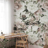 Watercolor Peony Bestselling Wallpaper Peel and Stick Removable Wallpaper EazzyWalls 