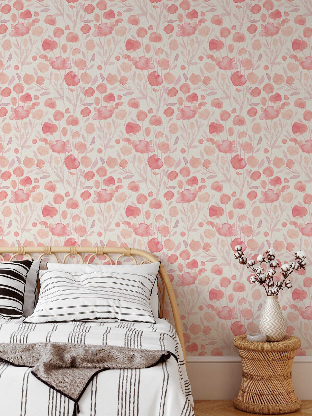 Pink Boho Wallpaper Removable Wallpaper EazzyWalls  image 5