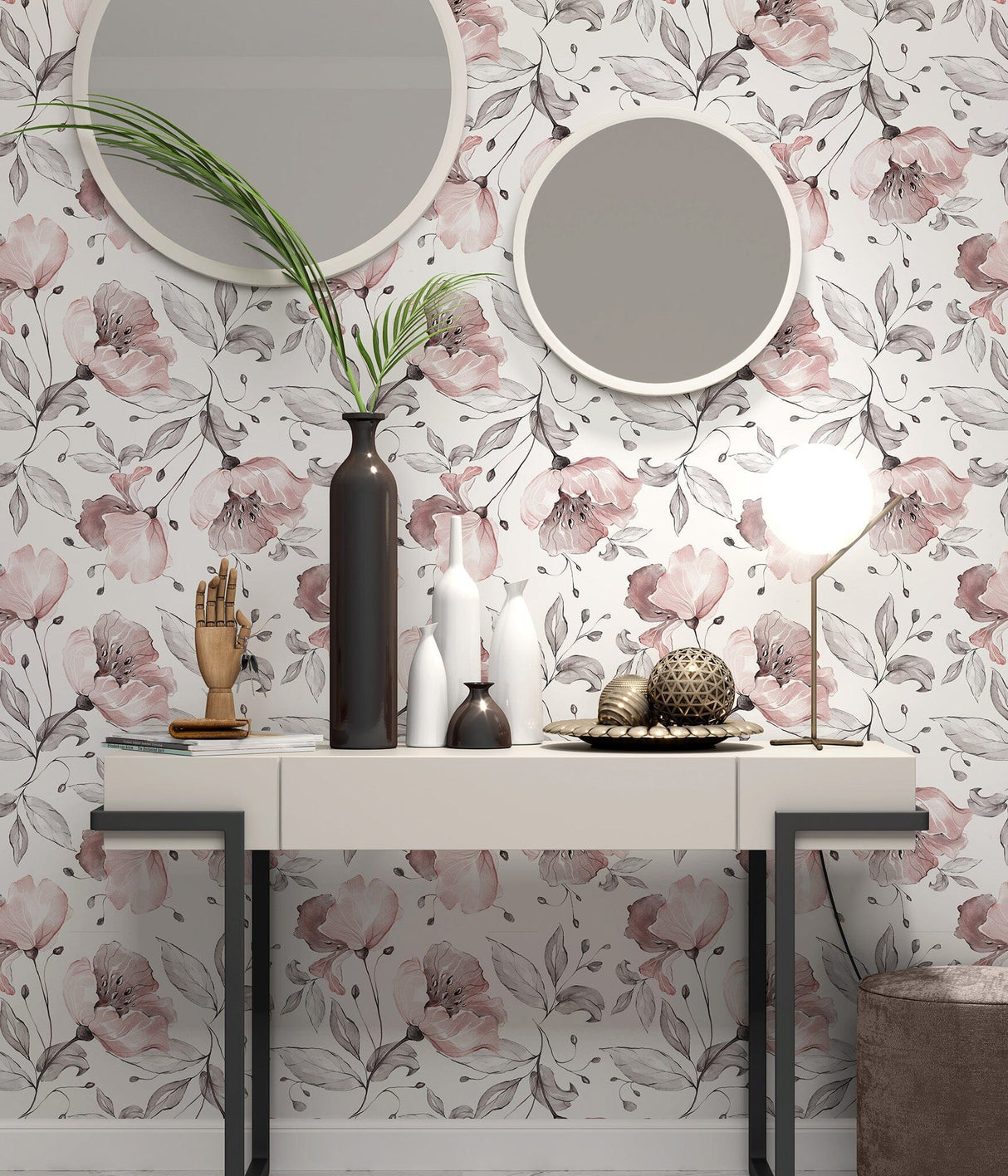 Vintage Flowers Wallpaper image 4