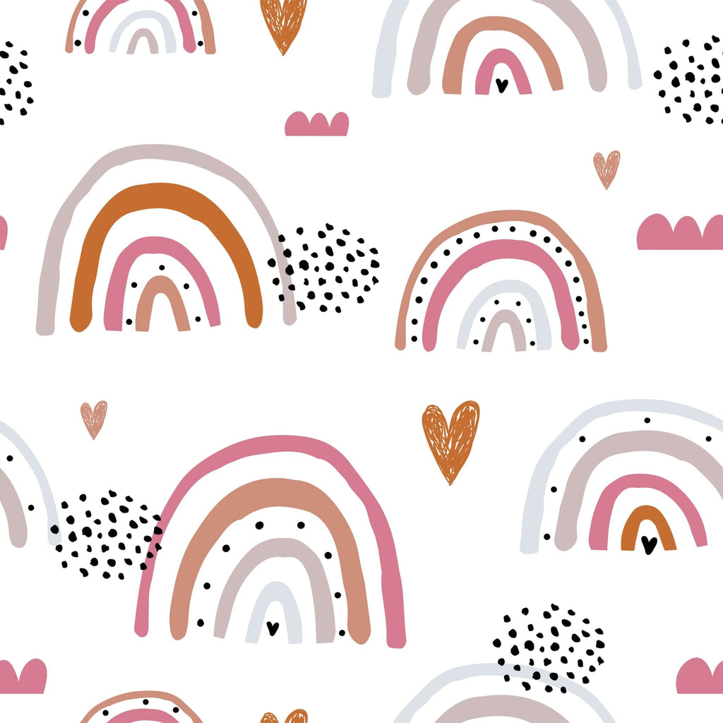 Rainbow Pattern Peel and Stick Wallpaper Removable Wallpaper EazzyWalls 