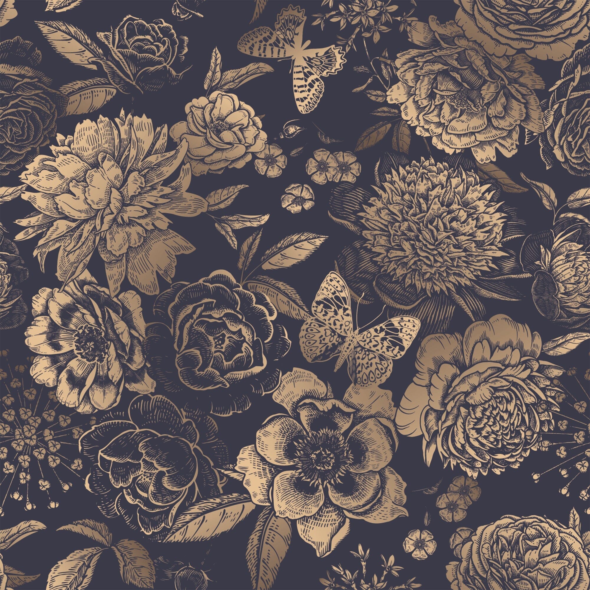 vintage floral wallpapers