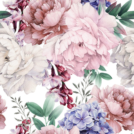 Purple Peony Wallpaper for walls image 2