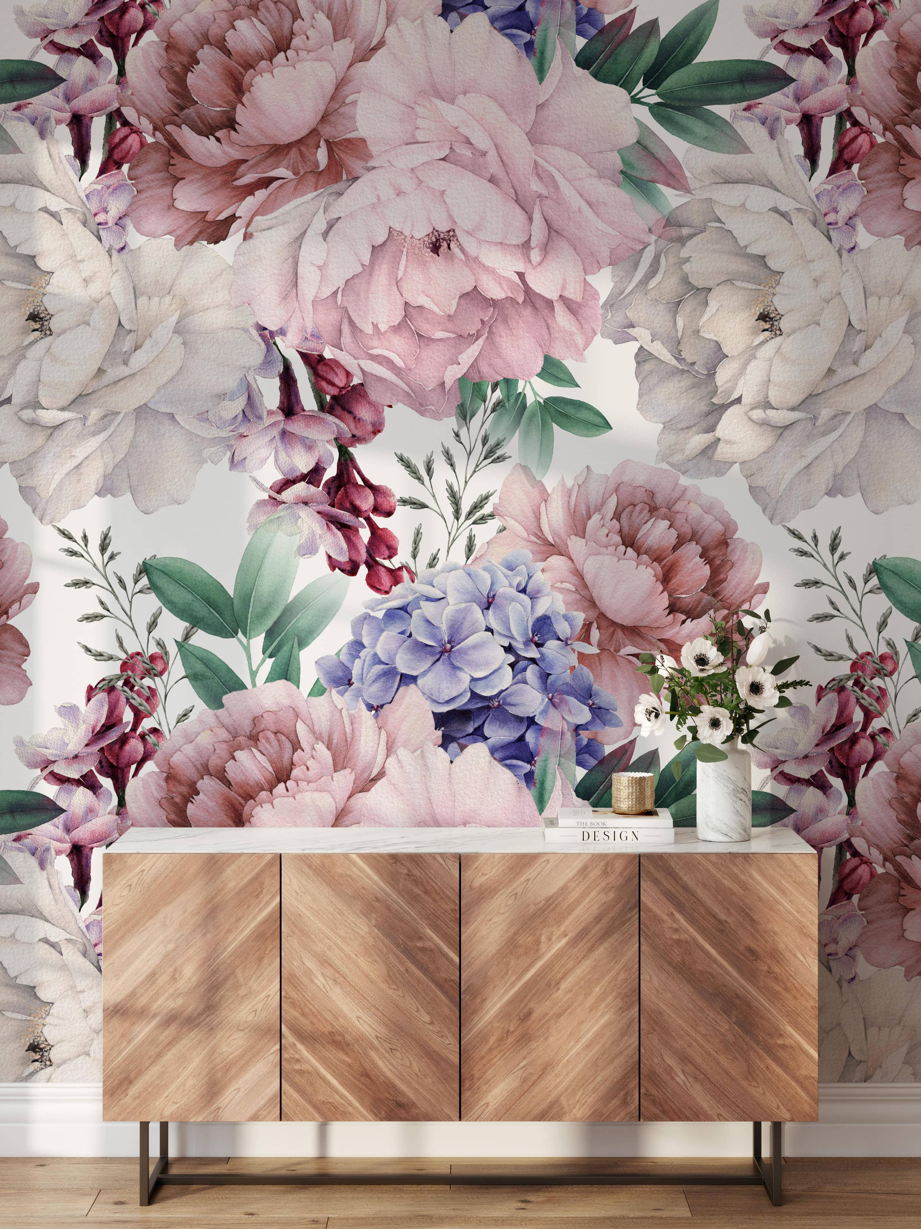 Purple Peony Wallpaper – EazzyWalls