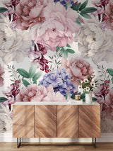 Purple Peony Wallpaper for walls image 4