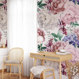 Purple Peony Wallpaper for walls image 5