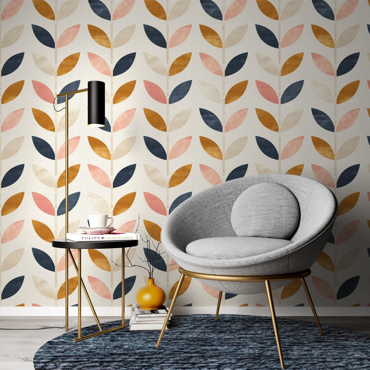 Geometric Wallpaper Removable Wallpaper EazzyWalls 