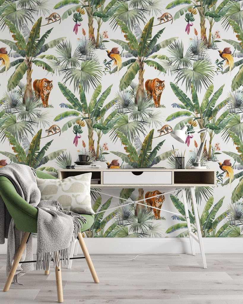 Animal Print Peel and Stick Wallpaper Removable Wallpaper EazzyWalls 