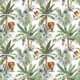 Tiger Wallpaper Peel and Stick - Tropical Palm Tree Wallpaper 