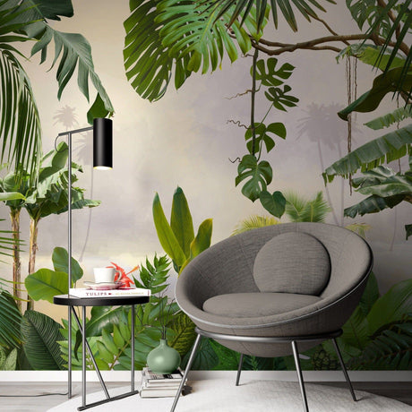 Rainforest Wall Mural - Mangrove Forest Wallpaper EazzyWalls