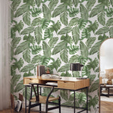 Large Print Tropical Wallpaper Removable Wallpaper EazzyWalls 