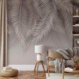 Tropical Palm Leaves Wallpaper Mural Removable Wallpaper EazzyWalls 