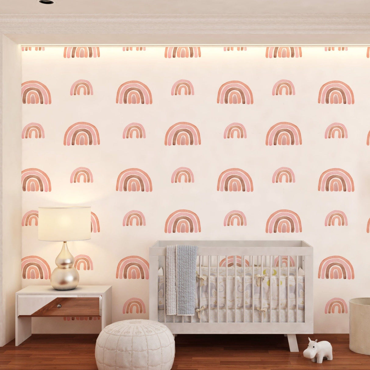 Rainbow Mural Wallpaper Removable Wallpaper EazzyWalls 