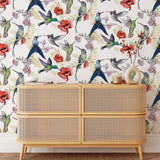 Hummingbirds Wallpaper Pattern Removable Wallpaper EazzyWalls 